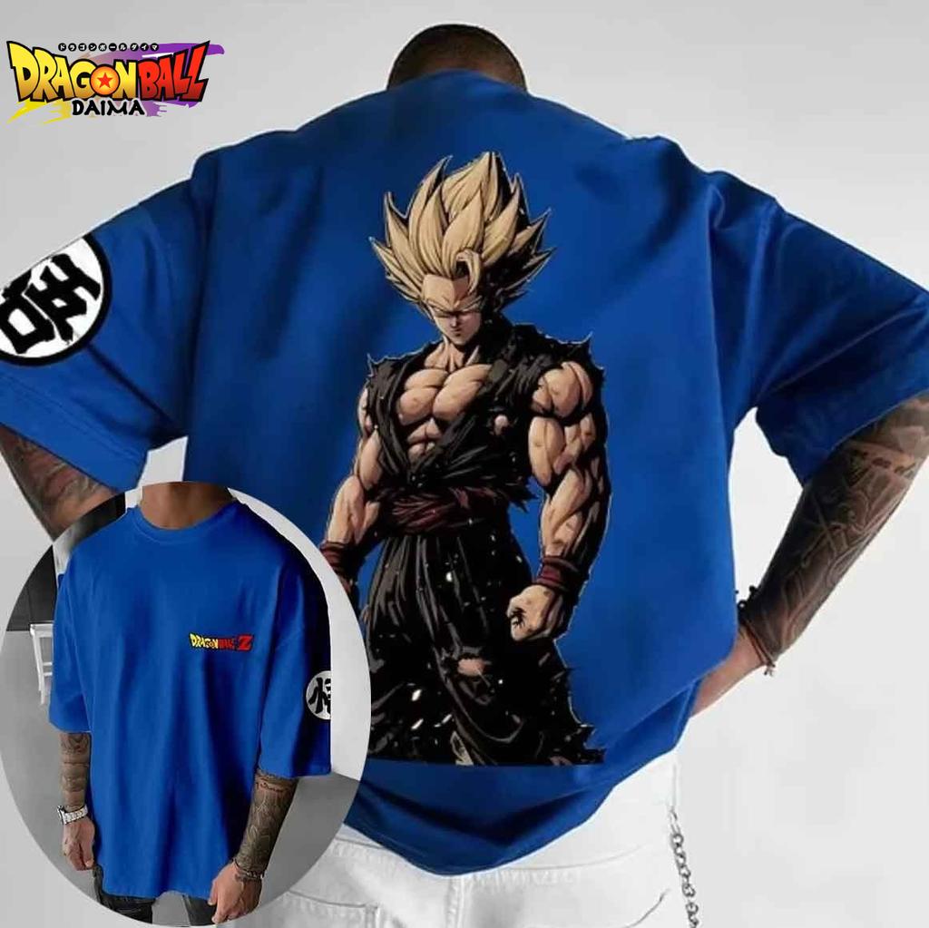 Dragon Ball Print Graphic T Shirts Man Summer Y2k Clothes Cotton Casual Oversized Short Sleeve Tee Streetwear Tops Anime Cosplay