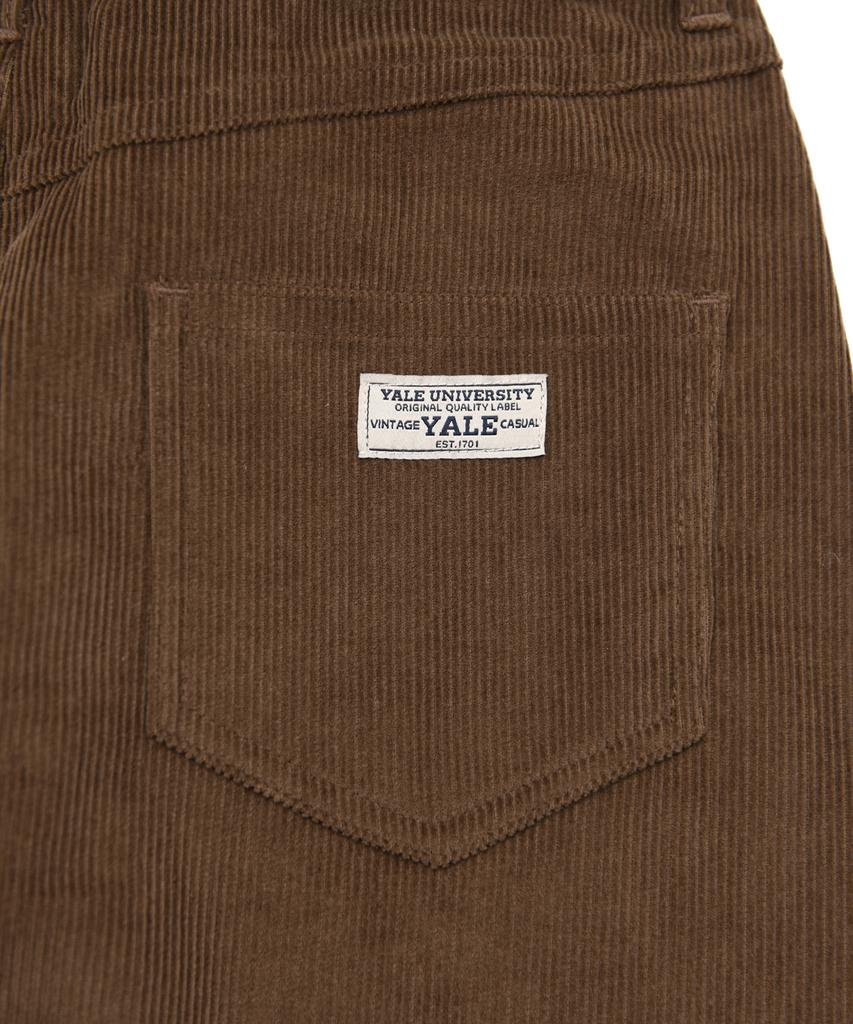 Yale Women'S Corduroy Short Skirt_Brown