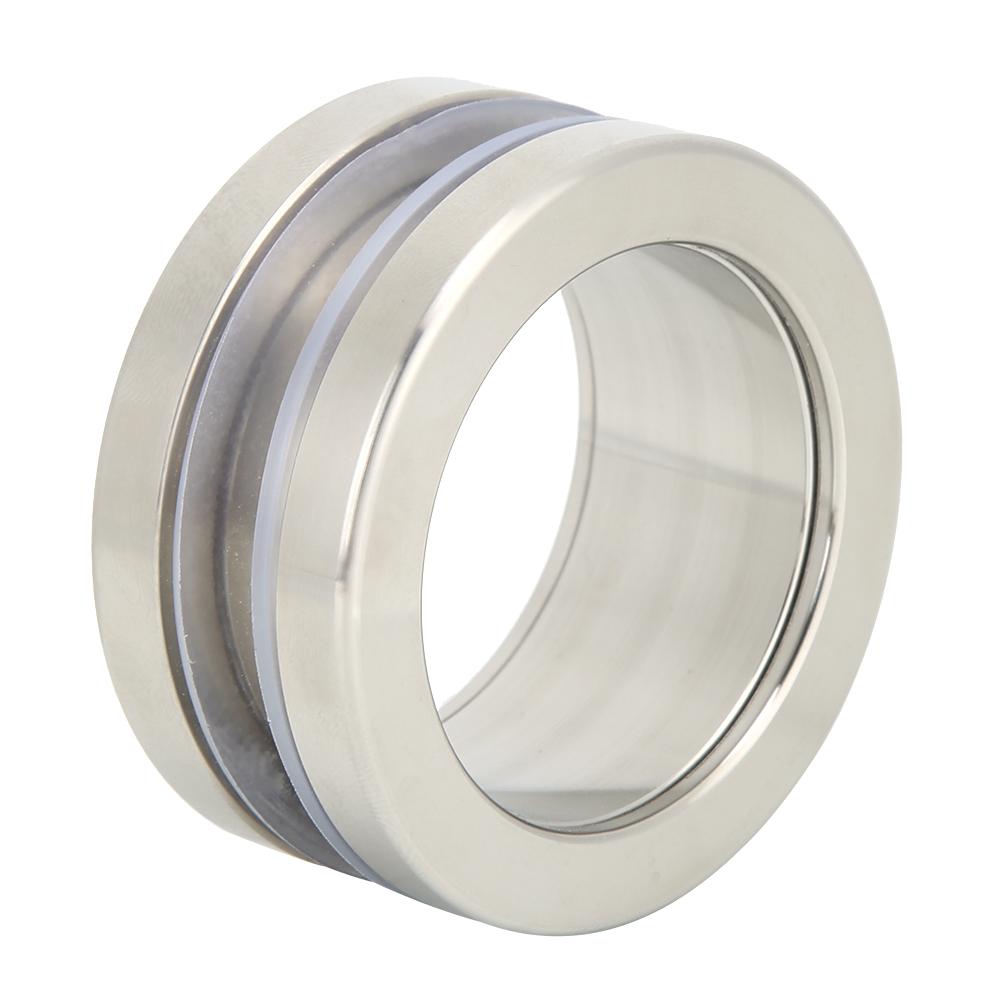 Stainless Steel Round Handle Bath Glass Embedded Hollow Pull Knob Sliding Door Handle