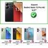 Verre Trempé pour Xiaomi Redmi Note 13 Pro 4G et Protection Caméra [Pack 2] Film Vitre Protection Phonillico®