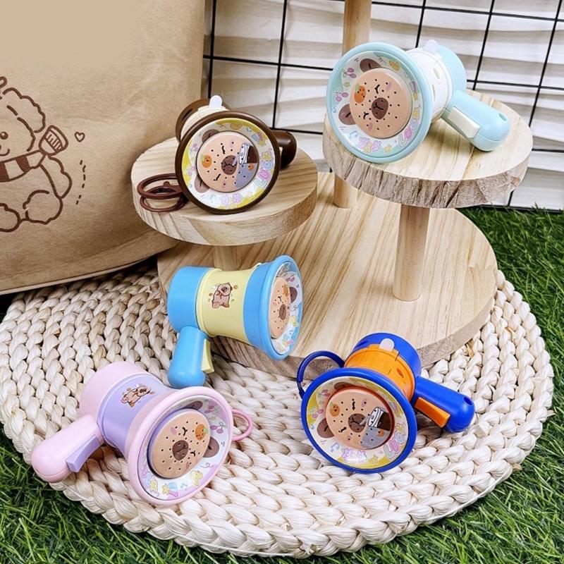 Whimsical Capybara Voice Recorder Keychain 30 Second Memory Storage Bag Bag Pendant Car Accessory Novelty Keyring