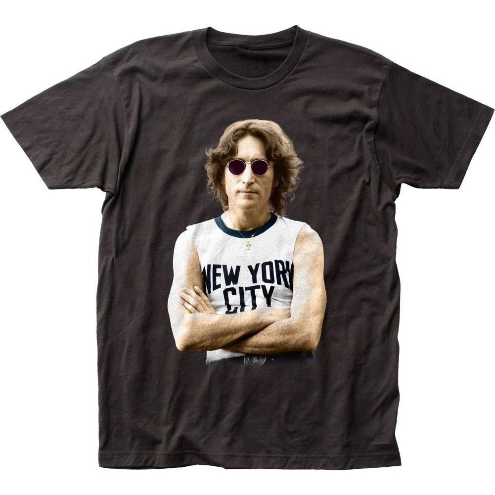 

John Lennon Color Mens T T-Shirt Music Classic Concert Rock Band Tee New Black 3XL