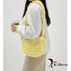 Cloud Bubble Pom-Pom Mini Crossbody Bag (5 Colors)