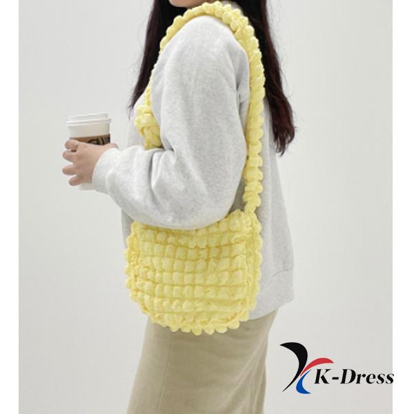 Cloud Bubble Pom-Pom Mini Crossbody Bag (5 Colors)