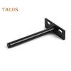 High-Strength Steel Floating Frame Holder for Cabinets Shelves T-Shaped Invisible Design Bookshelf Support Easy Installation DIY Professional Use