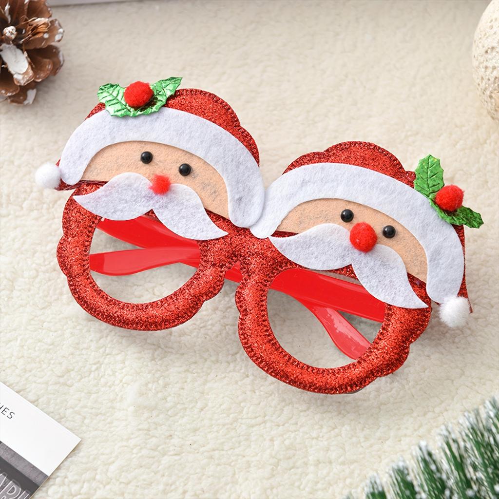 12 stk Julepannebånd brilleramme Halloween Valentinsdag briller Julenisse briller fest Jul