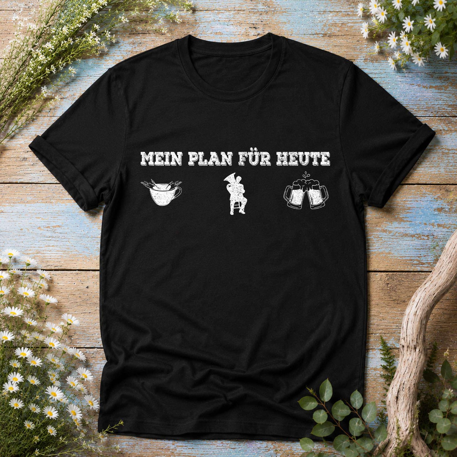 My plan for today: Tuba T-shirt, tuba player gift with musical instrument, musician saying S