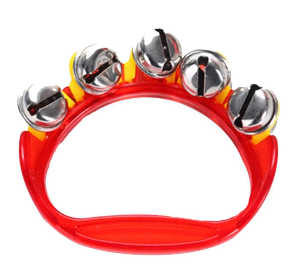 HWT Bells Musical Instruments Green Color 8 Pieces Set Ring Bells Children Eurhythmics Nursery Education Play Handbells Music Green (8 Bells)