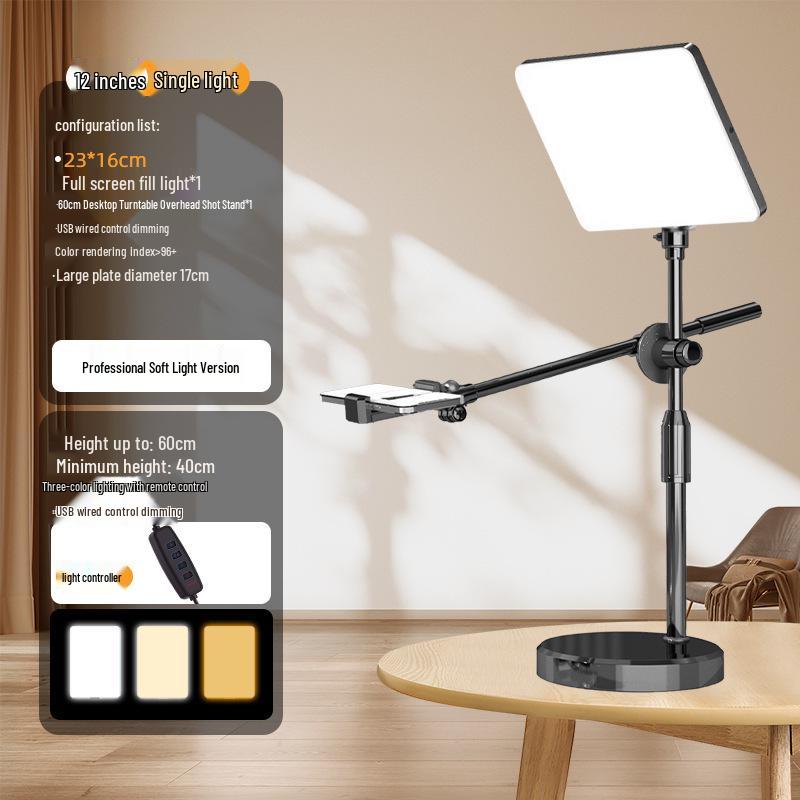 Pro Stream & Fotografie LED-Softlicht für Indoor-Videos & Beauty-Aufnahmen
