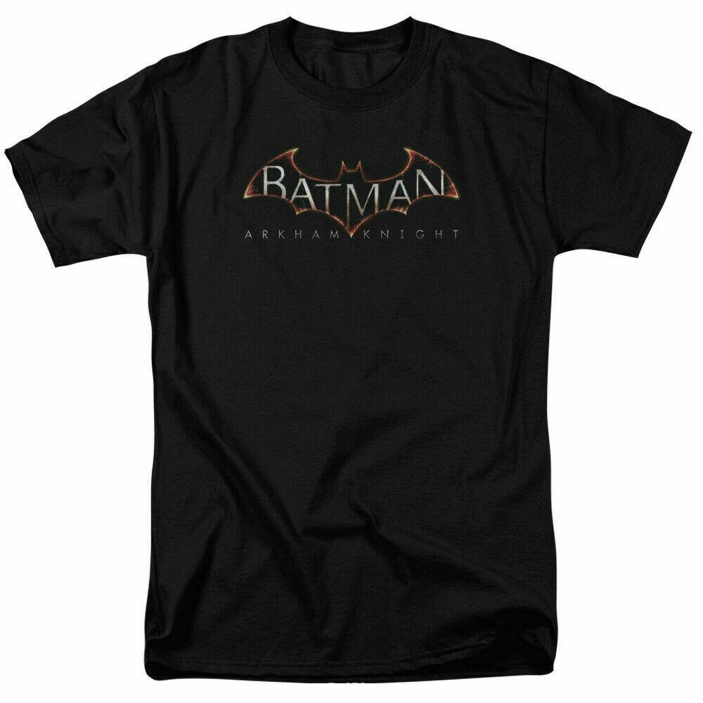 26 Batman Arkham Knight Logo T Shirt Licensed Comic Book Tee Black Unisex T-Shirt XL