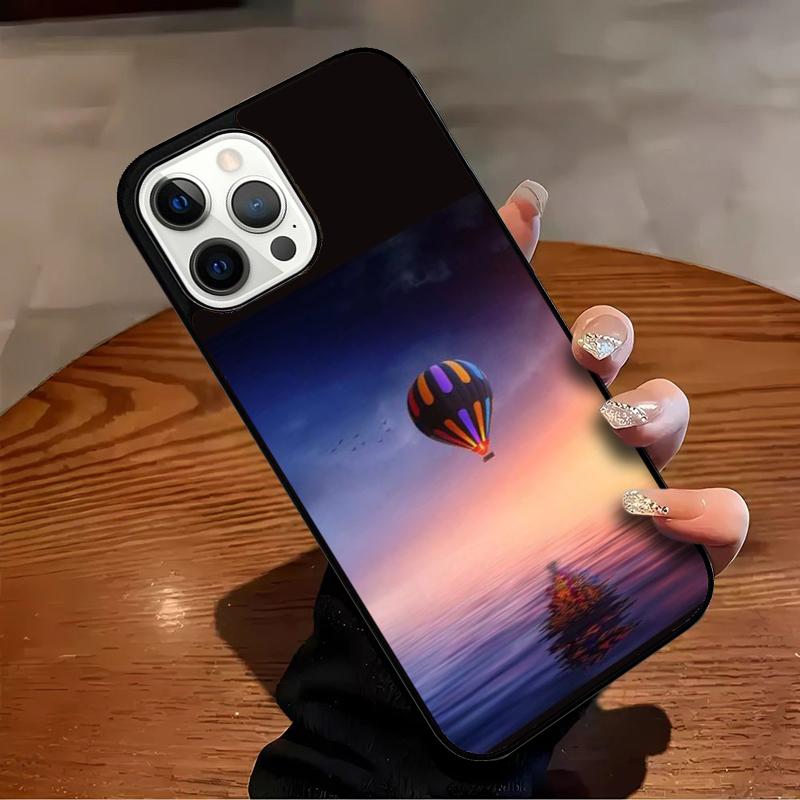 Hot Air Balloons Sunset Phone Case For iPhone 17 Air 16 15 14 13 12 11 Pro Max Max Plus Bumper Case Cover
