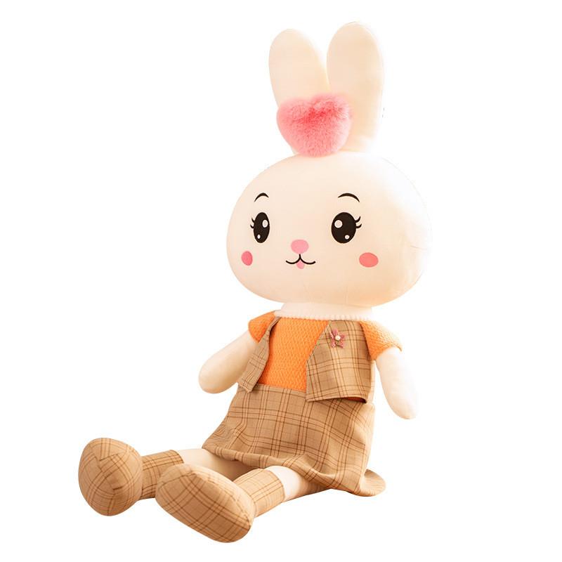 Adorable Large Plush Rabbit Doll With Soft Pp Cotton Filling For Kids And Collectors