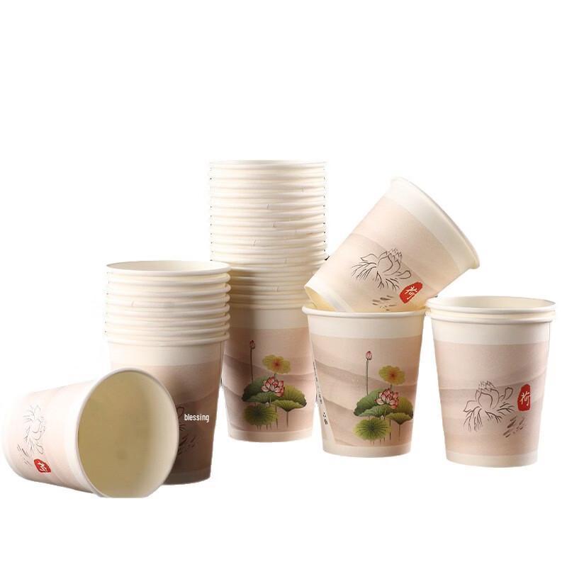 Qiamei Disposable Thickened Paper Cups 1000 Count