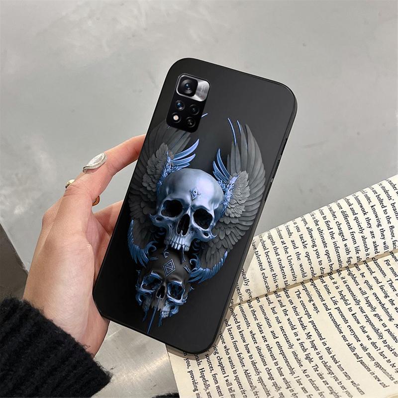 Skull Art Phone Case For Xiaomi Redmi note 13 12 Pro 11S 11 10 Pro 12S Redmi 13C 10 A1 A2 A3