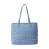 Jordan Cotton Blend With Recycled Fiber Tote Bag, Shoulder Bag, Handbag Regular Unisex Light Denim Blue Jordan JD2523005AD-001