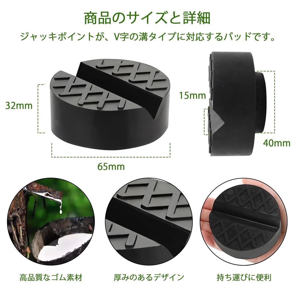 LUCKYBEE Jack Pad for BMW/BMW MINI (Nissan-2 Pack)