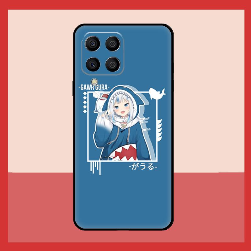 Gawr Gura Hololive Girl Case For Samsung Galaxy M11 M31 M14 M34 M54 M12 M32 M52 M15 M13 M06 M16 M36 M56 M53 M35 M55
