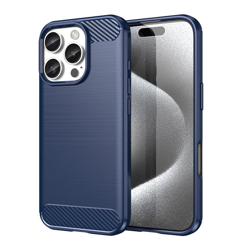 For iPhone 16 Pro Max Case iPhone 16 Pro Max Cover Brushed TPU Phone Case Shockproof Protective Back Cover For iPhone 16 Pro Max