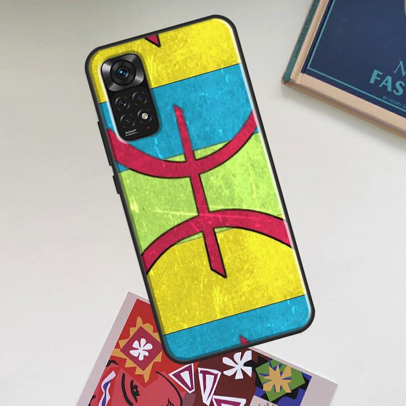 Amazigh Symbol Berber Academy Case For Xiaomi Redmi Note 14 13 12 11 9 10 15 Pro Plus Redmi 15 15C 14C 13C 12C 10C Cover