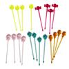 Merry Christmas Candy Fruit Fork Kid Cake Fruit Toothpick Bento Lunch Party