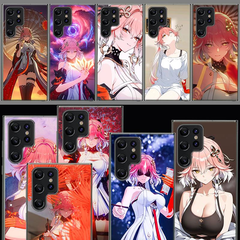 Game Wuthering Waves Changli Capa Phone Case For Samsung S26 Ultra S25 Edge Galaxy S23 S21 S20 S24 FE S22 S10 Plus Cover Clear T