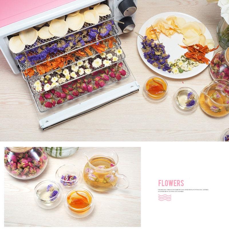 300W Stainless Steel Electric Food Dehydrator Dried Fruit Machine Vegetable Dryer Beef Jerky Meat Drying Machine