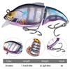 12Gram7.5Centimeter long-range cast across the entire swimming depthVIBLure bait6Realistic Double-Jointed Bass Lure with Hook