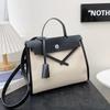 Autumn and Winter New Canvas Commuter Big Hand Shoulder Oblique Span Trendy Women Bag