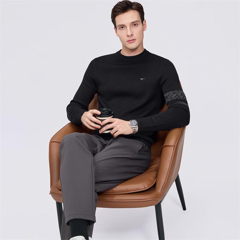 Septwolves Men's Cashmere Blend Wool Sweater