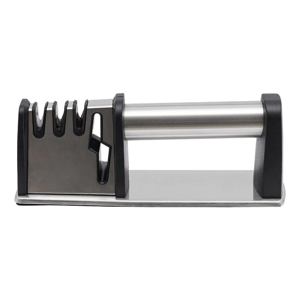 Handheld Kitchen Sharpening Stone Manual Whetstone Household 4 in 1 Sharpener  Canteen