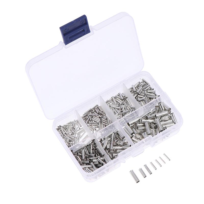 600 Pieces 0.5-6.0Mm2 Shoe Ferrule Wire End Cable Crimp Terminals