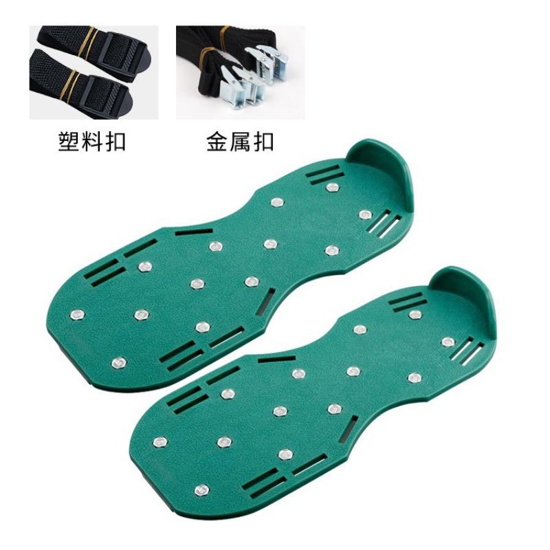 4.2cm Garden Hand Tools Manual Aerators Nail Inflate Shoe Carbon Steel with Spring Earth Plant Lazy Tools 2 Colors Man