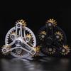 Lure Mechanical Gear  Fingertip Gyroscope  Copper Fidget Nine Tooth Linkage EDC Metal Alloy Rotor Focusing Decompression Toys