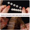 Fio de Cristal Elástico Transparente para Miçangas: Fio Resistente ao Desgaste para Pulseiras, Contas Budistas e Joias DIY.