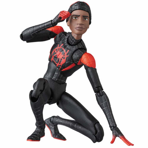 Medicom Toy MAFEX No. 236 Spider-Man (Miles Morales) Renewal Ver. Pre-painted Action Figure, Approximately 130mm Tall