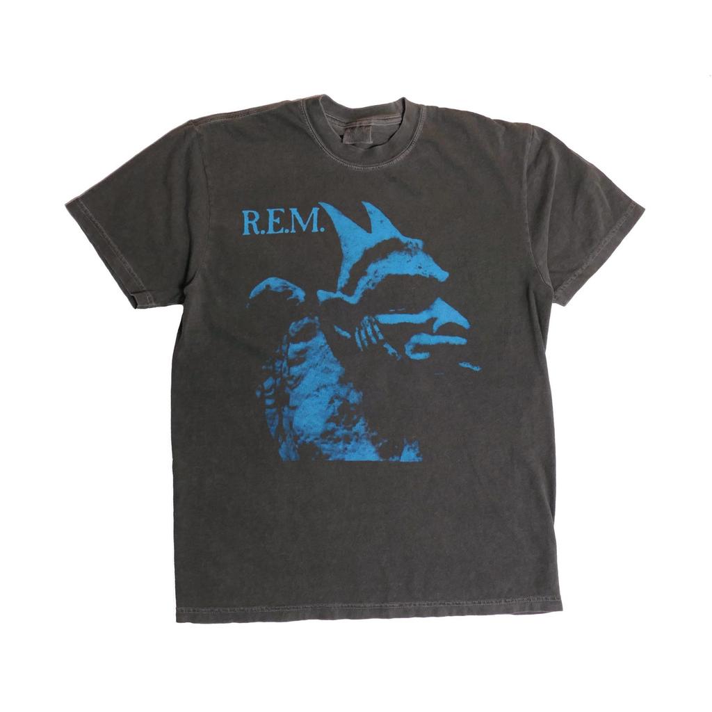 REM Band Tee Chronic Town Gargoyle Ultra Faded Post Punk New Wave Rock Alternative 1990s Radio Cult Album Heavyweight - Medium