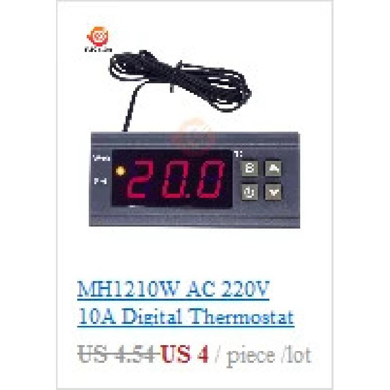 Embedded Electronic Digital Thermometer mini digital LCD Temperature Meter with 1m Probe cable temperature Sensor Tester