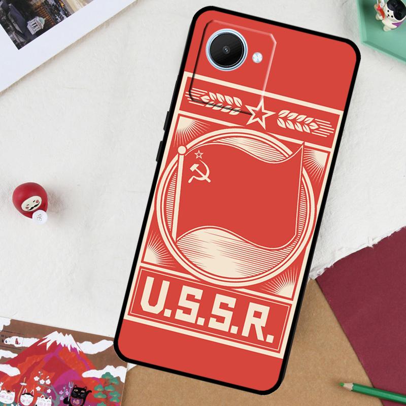 

Soviet Union USSR Flag For Realme 13 Pro Plus 14 12 10 11 GT 6 5 6T GT7 Pro C51 C21Y C25S C75 C67 C61 C53 C55 Case Realme 12 Pro