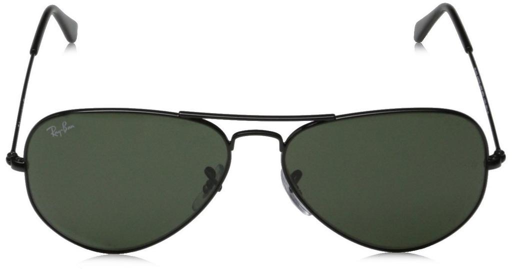 Sunglasses RB3025 L2823 AVIATOR LARGE METAL BLACKGREEN Ray-Ban (G-15 XLT)