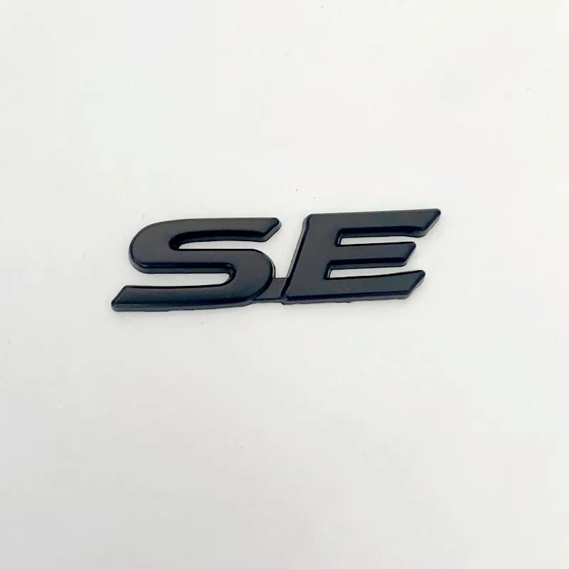 New 3D Metal SE XSE Logo Rear Trunk Emblem Badge Sticker For Toyota Camry Sienna Highlander Corolla Car Styling Accessories HH0