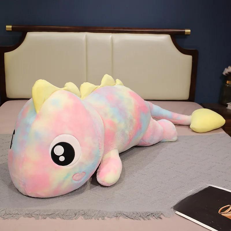 Regenbogen-Dinosaurier-Plüschtier, weicher Plüsch, Stofftier, Dinosaurier, garantiertes Zimmerdekor, Kindergeburtstagsgeschenk