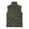 Herren Einfarbig Outdoor Mehrfach-Taschen Weste Locker Weste Arbeitskleidung Freizeitjacke Weste