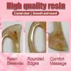 Gua Sha Massage Tool with Handle Resin Massager Scraping Board for Body Shaping Muscle Neck Back Face Gua Sha Massage Tool Body