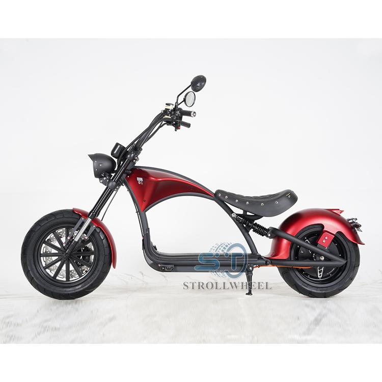 Germany Stock Mangosteen M1P Electric Scooter 45km/h COC Two Wide Wheel E Scooter Motorcycle EEC Electric Chopper Motorbike