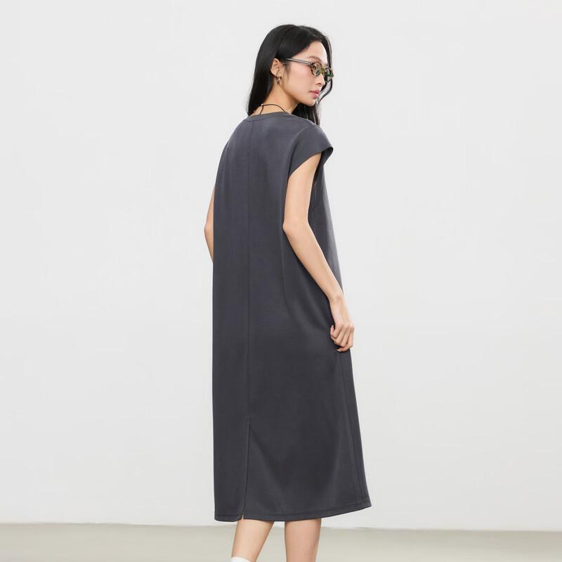 Elva' Island Summer Casual Short-Sleeve Midi Dress