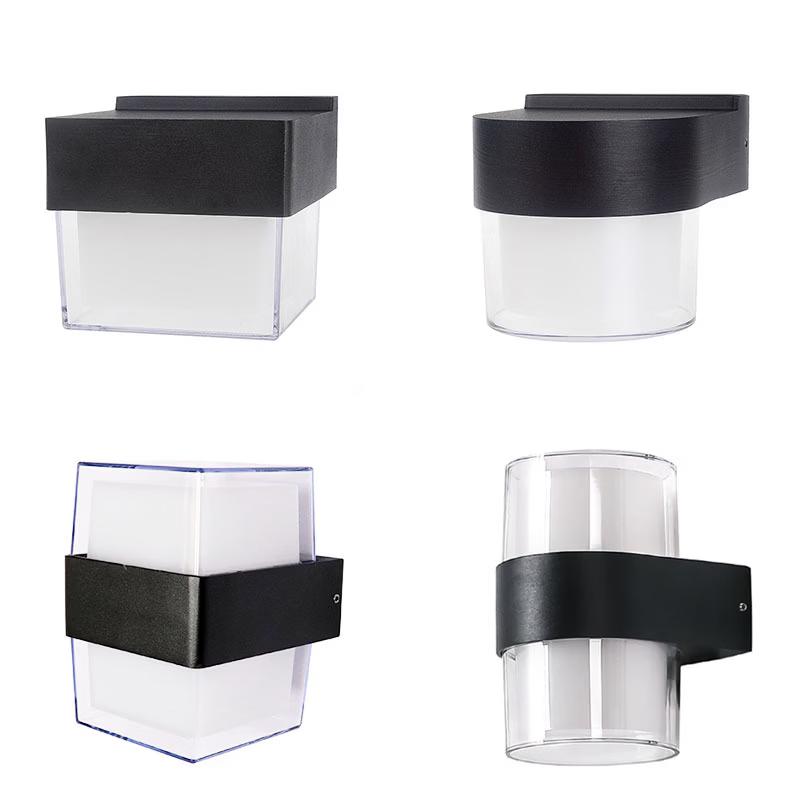 NuFeng Square Dual-Head LED Outdoor Wall Light