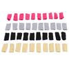 40Pcs Finger Sleeves Elastic Nylon Sports Joint Protector for Basketball Volleyball Black Gray Pink Beige
