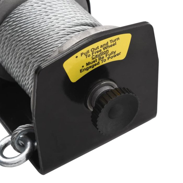 VidaXL Treuil Électrique 907 kg Télécommande Filaire Auto Bateau Outil Garage 210229
