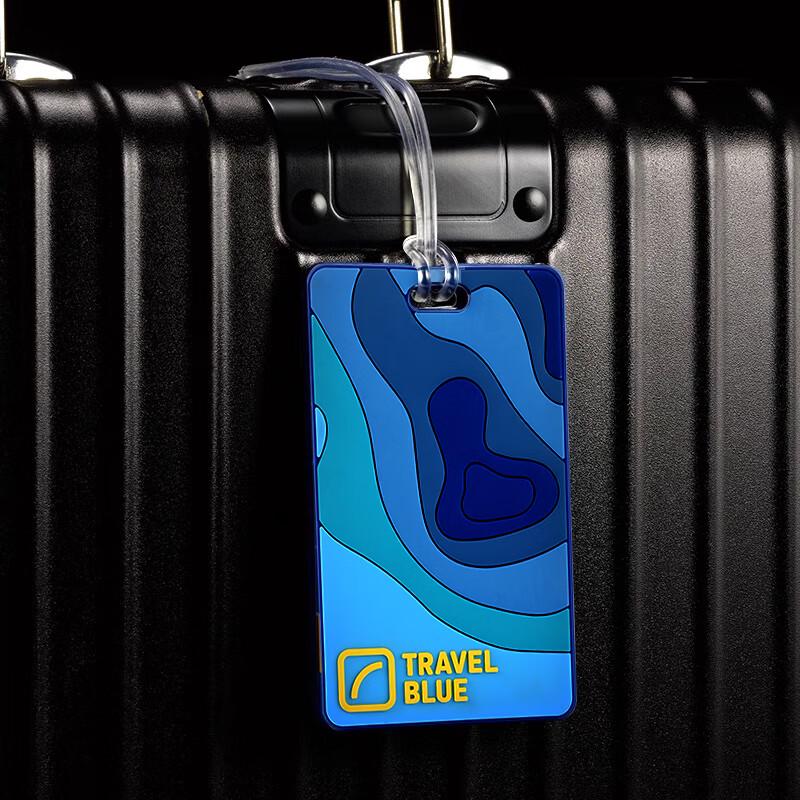 Синяя Бирка для багажа