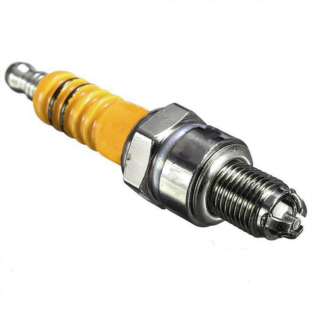 Motorcycle Sparking Plug Nozzle for 110CC Off-road Horizontal Engine GY6125CC Scooter Modification A7TJC Spark Plugs Audio 49CC